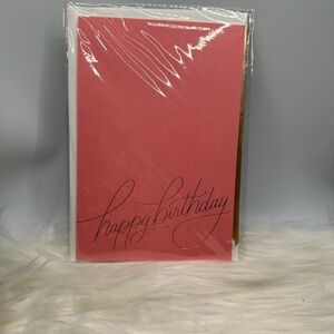 🧡10/$10 Elegant Pink Birthday Card